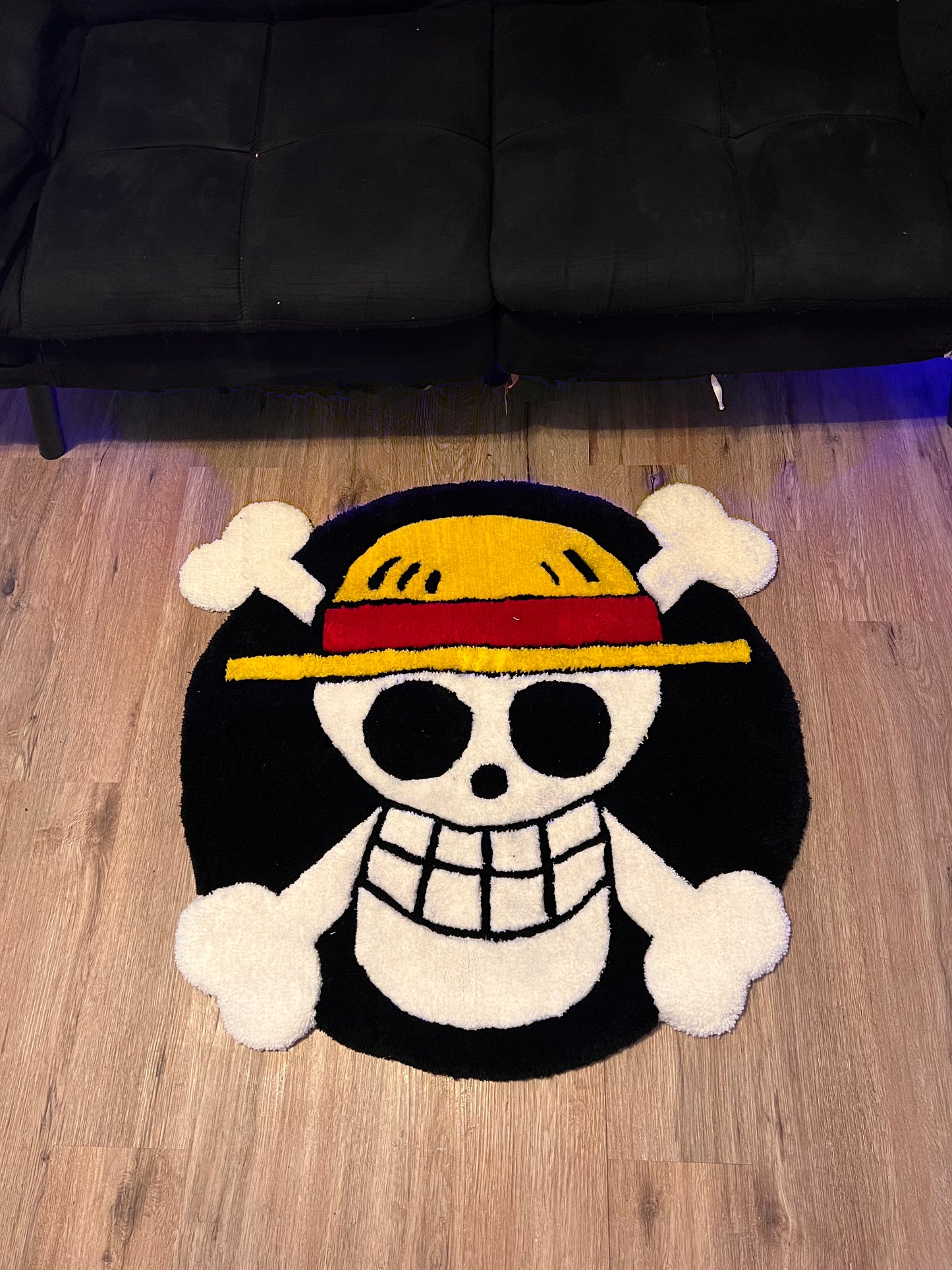 One Piece Coffee Table, Rug & Coasters