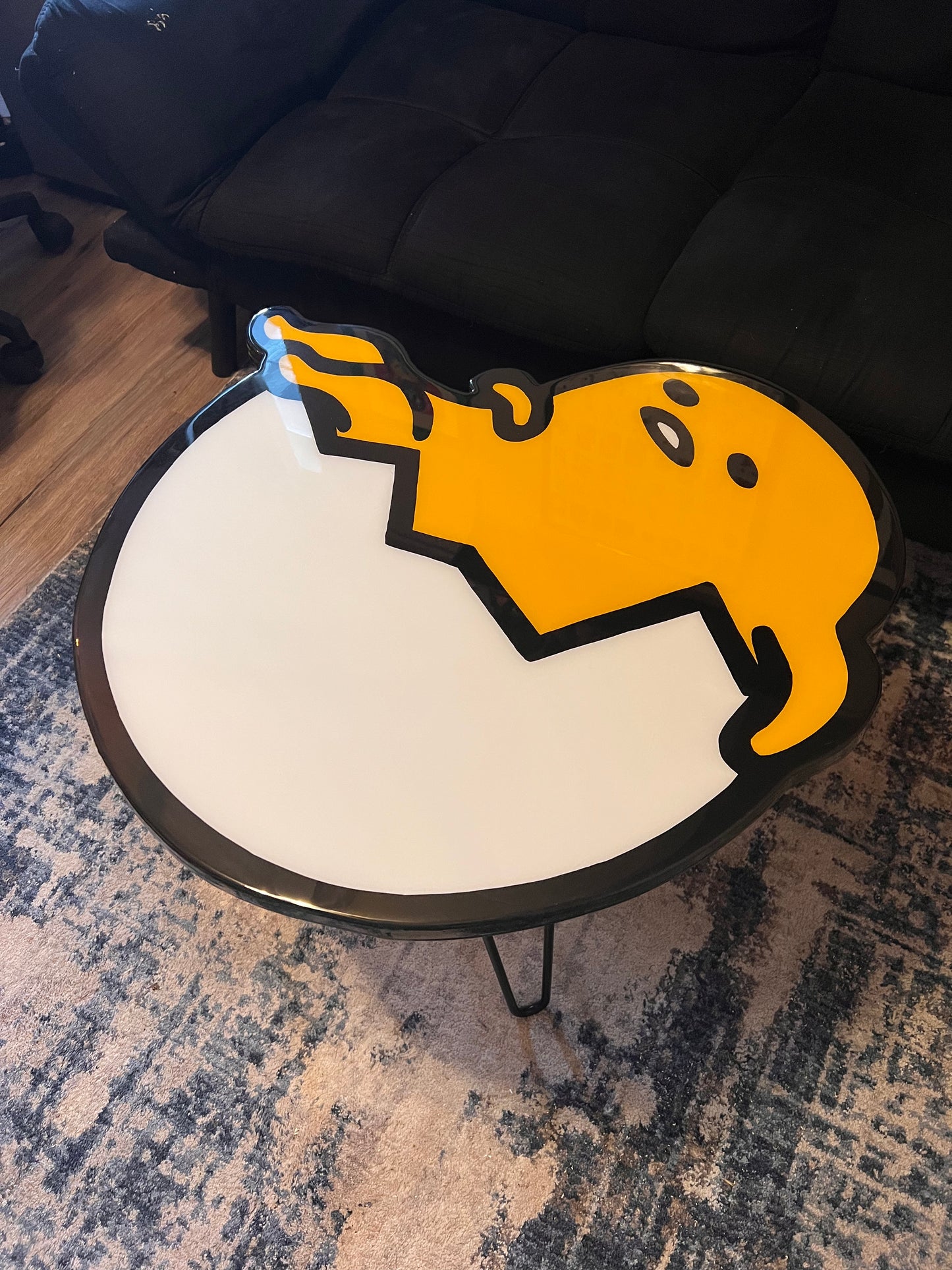 Gude the lazy egg coffee table + coasters